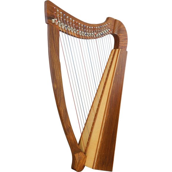 Glenluce Fiddlewood 22 String Harp, Fully Levered