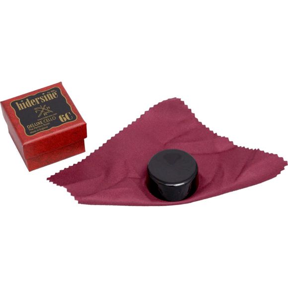 Hidersine 6C Cello Rosin, black. 6C