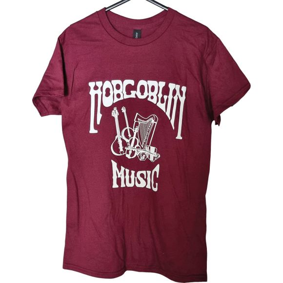 Hobgoblin Music T-Shirt, Small. Maroon
