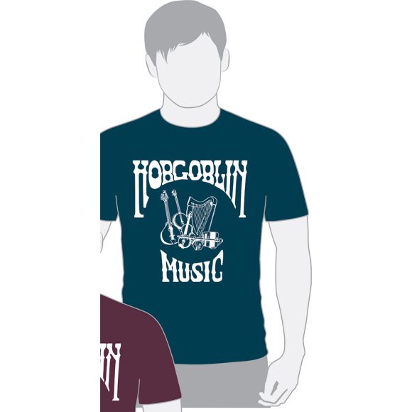 Hobgoblin Music T-Shirt, Medium.Midnight Green