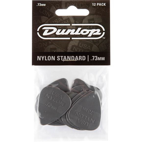 Dunlop Nylon Standard Pick, .73mm. Pk of 12