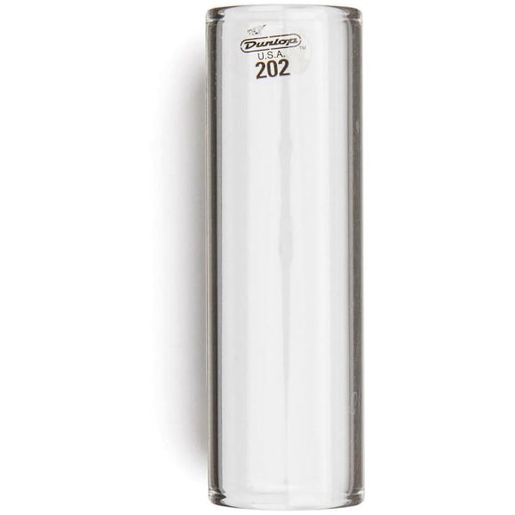 Dunlop 202 Glass Guitar Slide, Reg/Medium