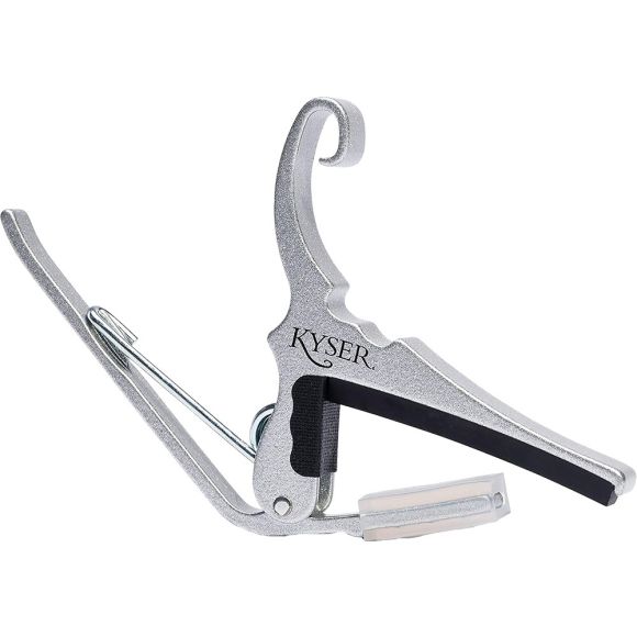 Kyser KG6S Quick Change Guitar Capo, Silve