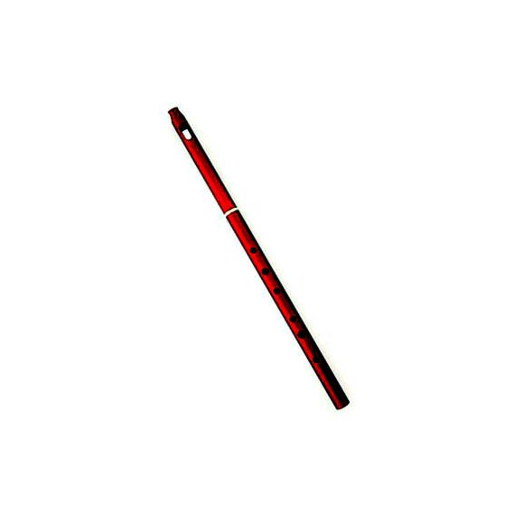 MK Pro Low D Whistle, Satin Red