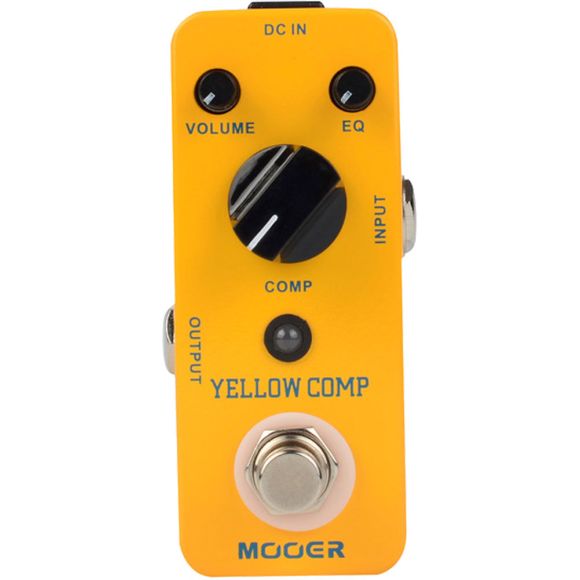 Mooer MCS2 Yellow Comp Compressor Pedal