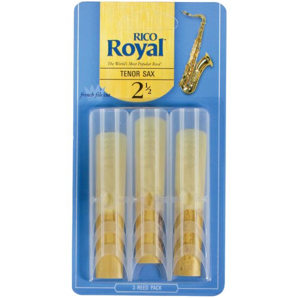 Rico Royal Tenor Sax Reed 2.5, Pack