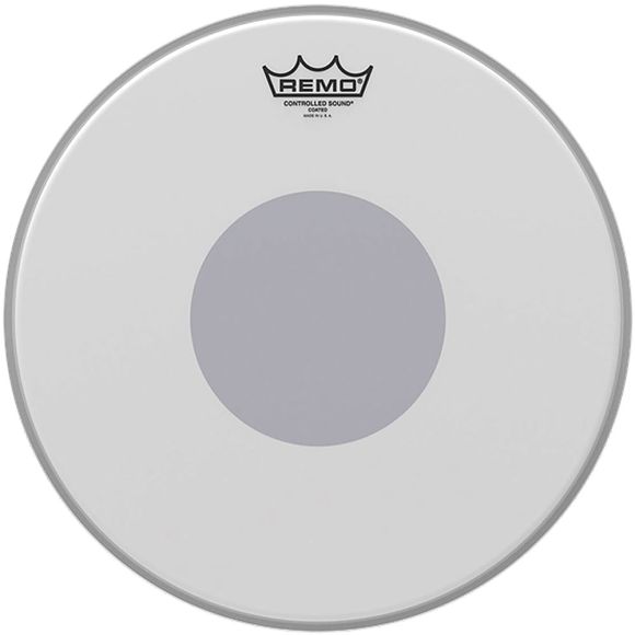 Remo Coated Snare 14inch Snare Head, Black dot
