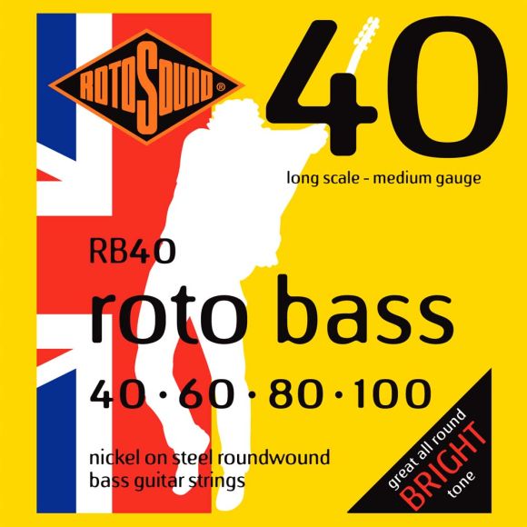 Rotosound RB40 Roto Bass Strings, Hybrid