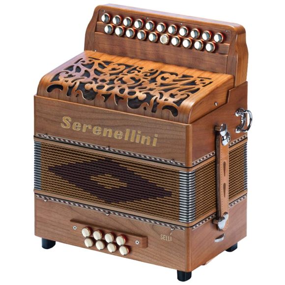 Serenellini Selli D/G Melodeon, 2 voice