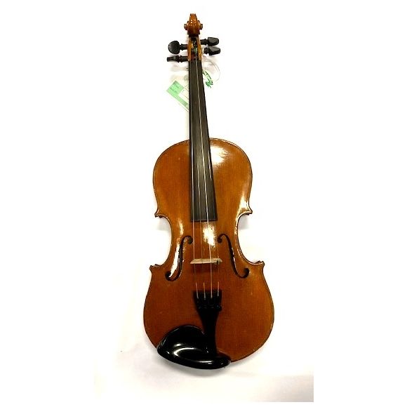 German 3/4 violin 1920's labelled Maidstone. Amber varnish two piece back in excellent condition