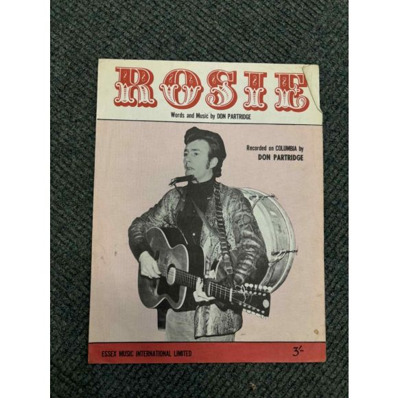 Rosie by Don Partridge 1967 Essex Music International ltd