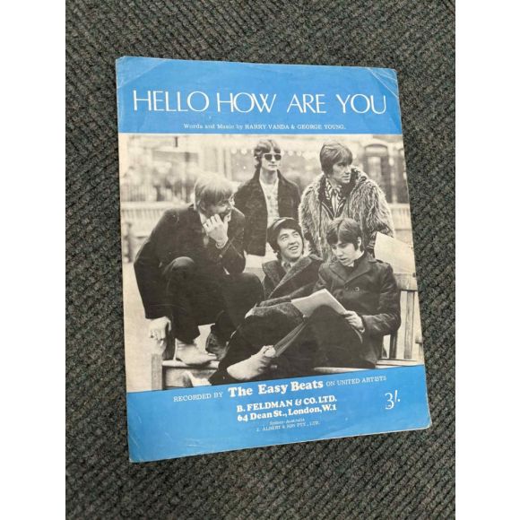 Hello How are you, Easy Beats. By Harry Vanda and George Young 1968