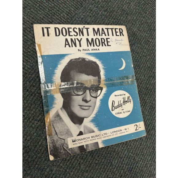 It Doesnt Matter Anymore by Paul Anka , Buddy Holly 1958