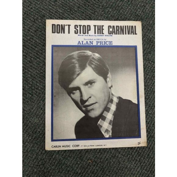 Dont Stop the Carnival, Sonny rollins. Alan Price 1968