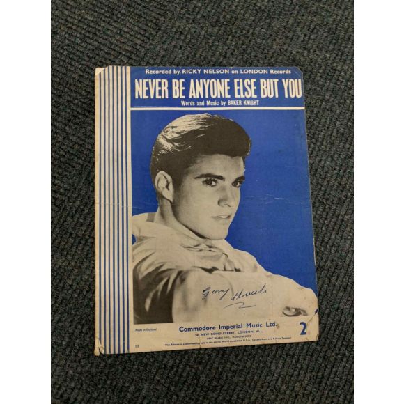 Never Be Anyone Else But You, Baker Knight. Ricky Nelson 1959