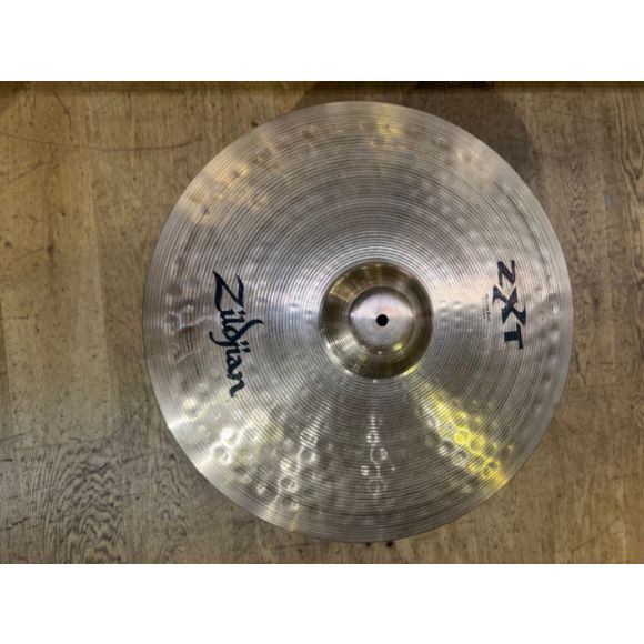 Zildjian ZXT 20inches Medium Ride cymbal. Slightly worn but fine