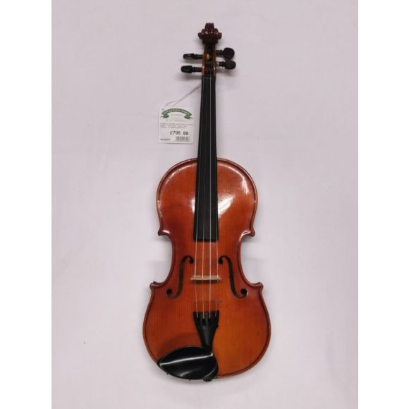 Probably German 4/4 Violin circa 1920s, two-piece back, well flamed, in good condition