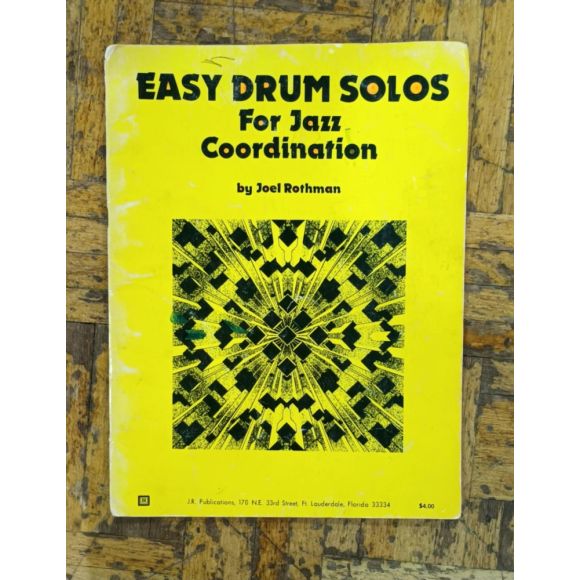 Easy Drum Solos For Jazz Coordination by Joel Rothman