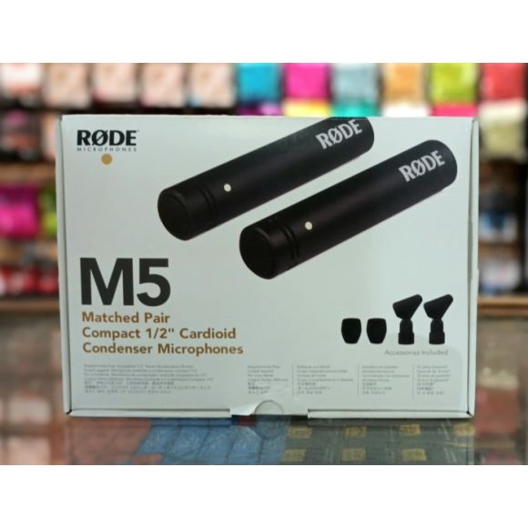 Rode M5 pair - matched small diaphragm condeser mics - boxed, as new condition. 