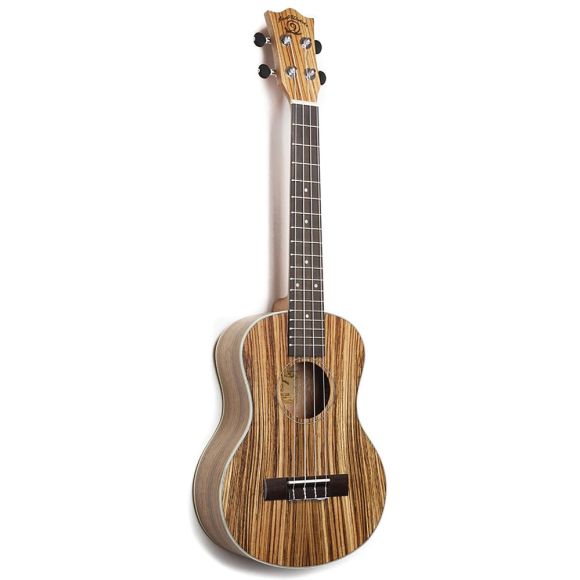 Snail UKT-528EQ Tenor Ukulele, Zebra Wood