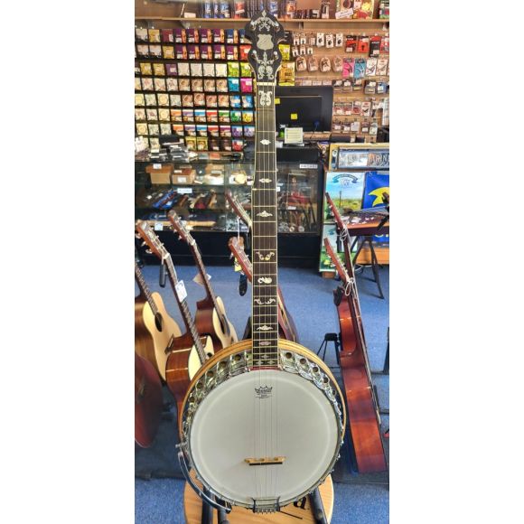 Clifford Essex Paragon 5 String Banjo, Number 244, nice condition with hard case