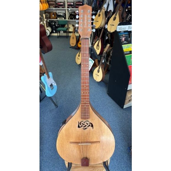 Freshwater Cittern Handmade in Scotland, Electro Acoustic, tuned open E, buzzy after the 7th fret, SOLD AS 