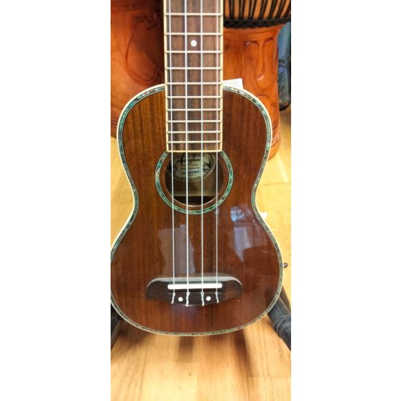 Oscar Schmidt OU5 Koa Wood Soprano Ukulele, in excellent condition with hard case