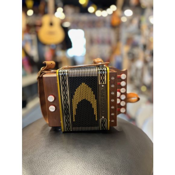 Castagnari Mignon 1 1/2 Row Melodeon, in excellent condition