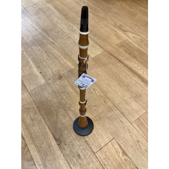 Bland & Weller antique boxwood clarinet, 6 keys, in need of restoration