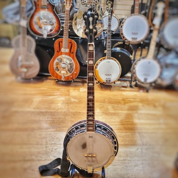 Fender Robert Schmidt plectrum banjo, set up LH, good cond