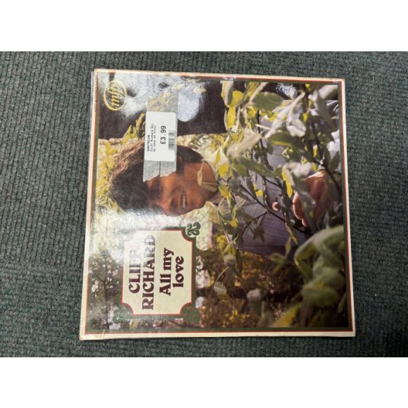 Cliff Richard All my Love on Vinyl 