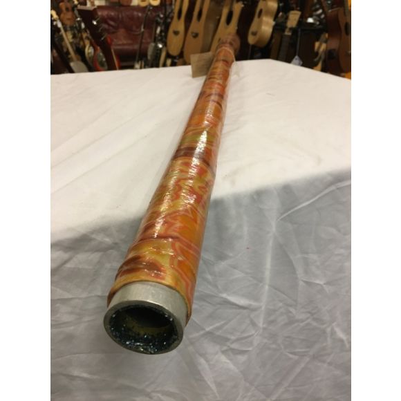 Didgeridoo. Tuneable. Handmade fibreglass. Low G, 102inches fully extended. Floral. 