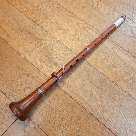 Tarota in C, by Sans. One key (B). Catalonia historical folk oboe/shawm