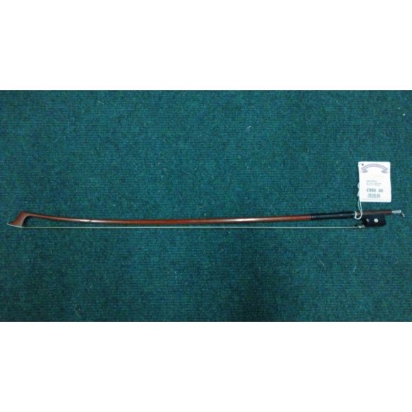 Silver mounted Otto A. Hoyer cello bow