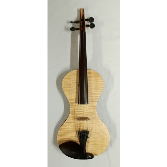 Electric Violin handmade by Colin Beharrell, flamed maple top