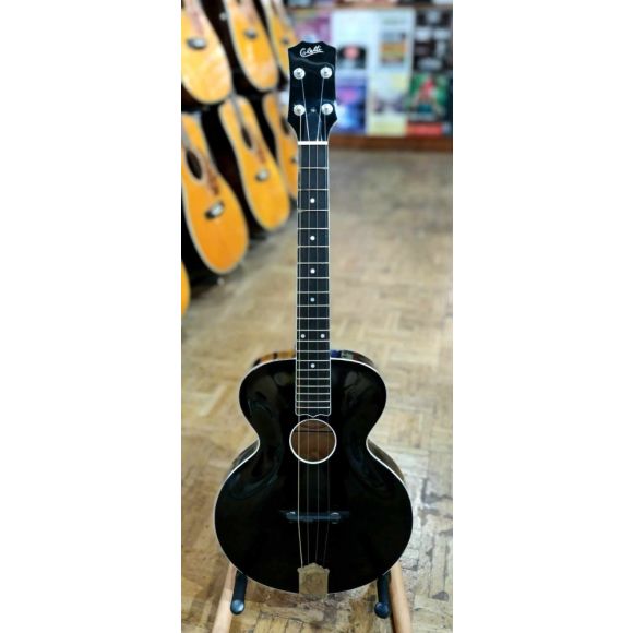 Martin Coletti Tenor Archtop Ukulele, Handmade in the UK, Black, 19inches Scale Length, New, w/ Hard Case