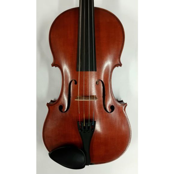 English Viola - Ian Clarke, Newark 1976 16 1/8th back, orange varnish, 2 piece back, excellent condition w/