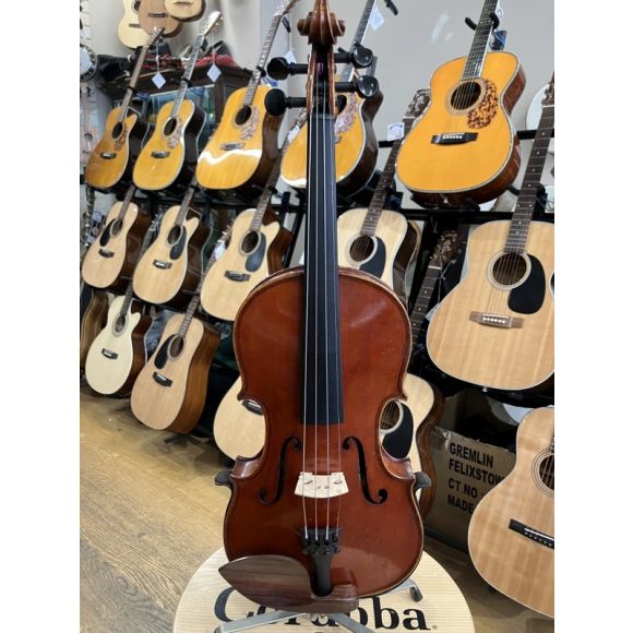 Good 4/4 German Violin, Lowendall 1886 Dresden. two piece back, broad flame, brown varnish excellent condit