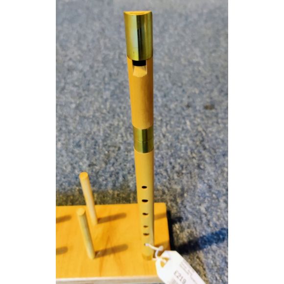 Peter Wynn Handmade Tunable High D Wooden Whistle. Made in Southampton. Boxwood. 