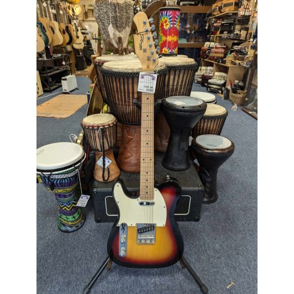 Stagg Lefthanded Telecaster in Sunburst