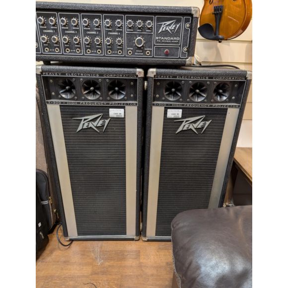 Peavey Model 121OTS Vintage Column Speakers (PAIR) 1970s USA Made. 