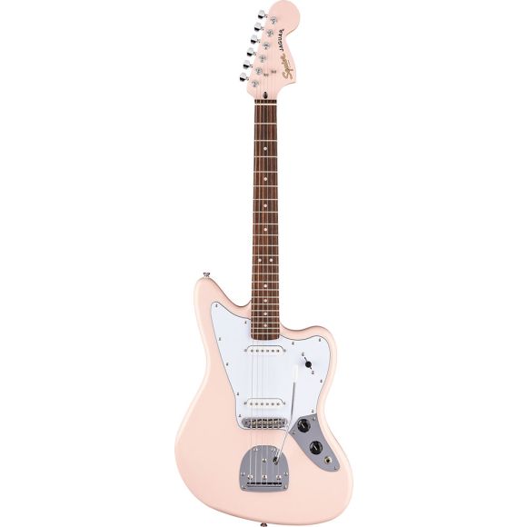 Squier Affinity Jaguar Guitar, Shell Pink