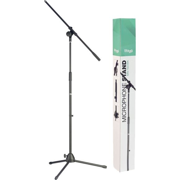 Stagg MIS-1022BK Boom Mic Stand in Black