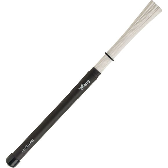 Stagg SBRU10-RN Polybristle Nylon Brushes BLK