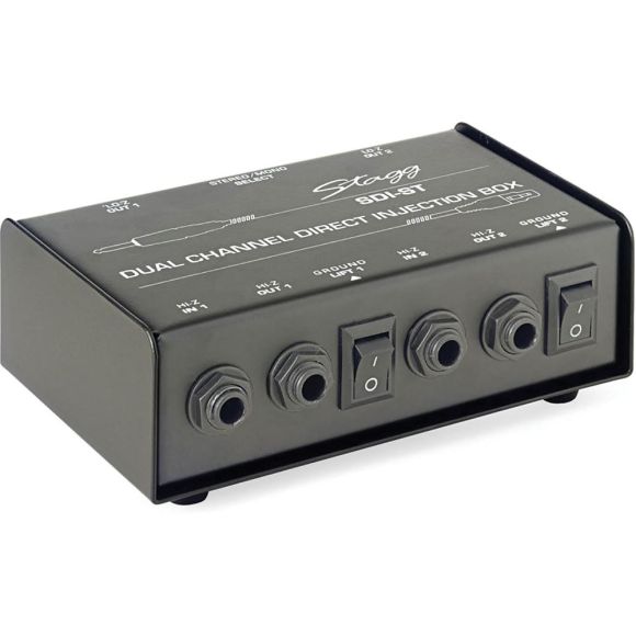 Stagg SDI-ST 2 Channel DI Box
