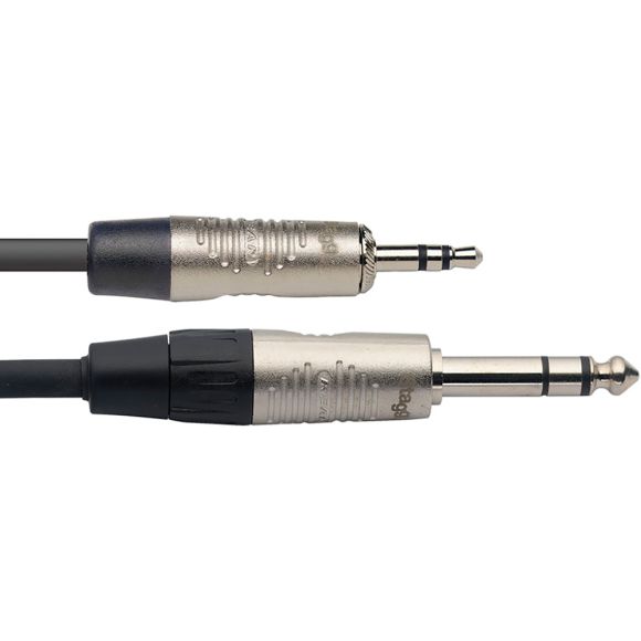 Stagg N Series 3m Audio Cable. Mini Jack/Jack