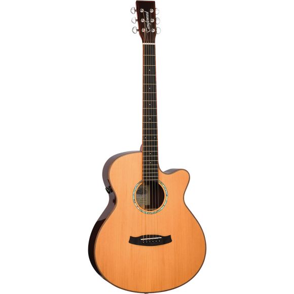 Tanglewood Rosewood Smart Super Folk Cutaway Guitar
