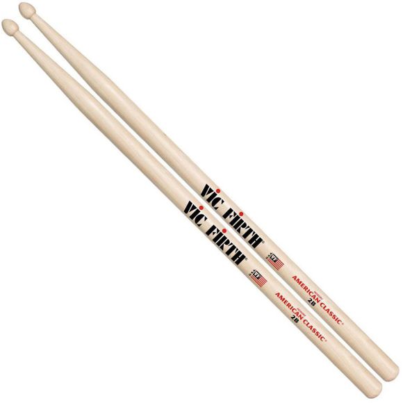 Vic Firth VF- 2B American Classic 2B Wood, Tip