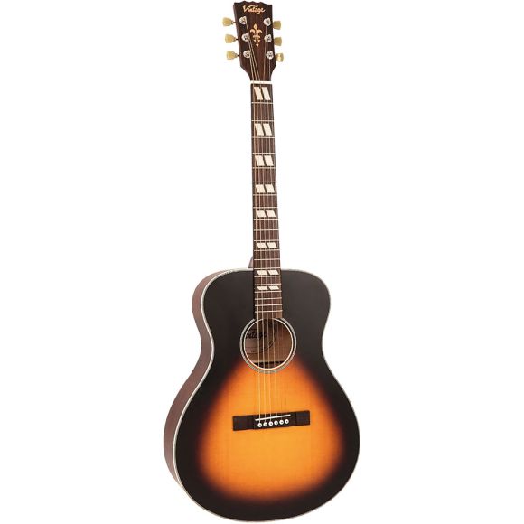 Vintage V130VSB Folk Acoustic Guitar