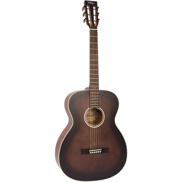 Vintage V440AQ Orchestra Acoustic Guitar